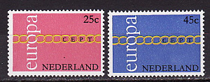 Нидерланды, 1971, Европа СЕПТ, 2 марки